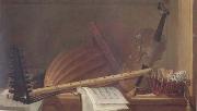 Still Life of Musical Instruments (mk14) HUILLIOT, Pierre Nicolas